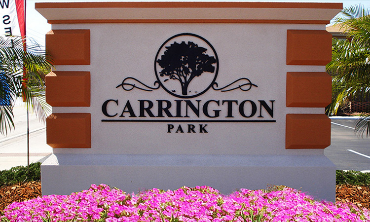Carrington Park Monument Sign