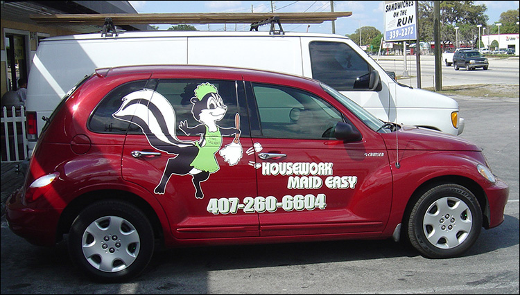 Maid Service Vehicle Graphics