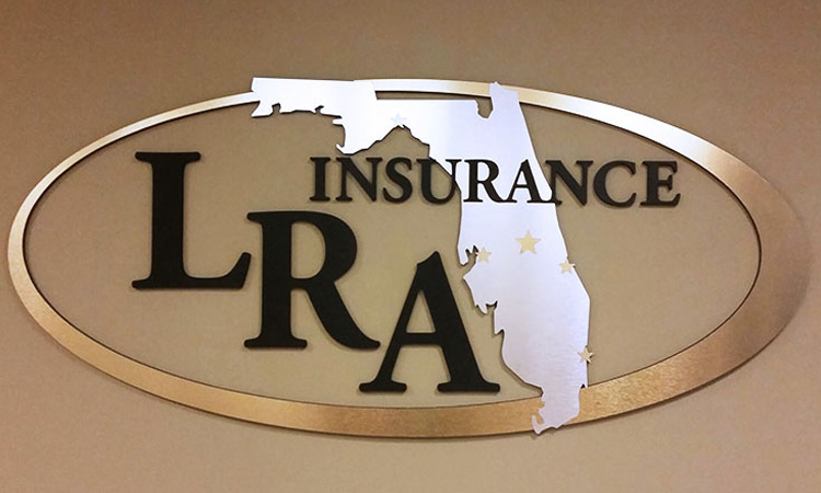 LRA Insurance Custom Wall Sign