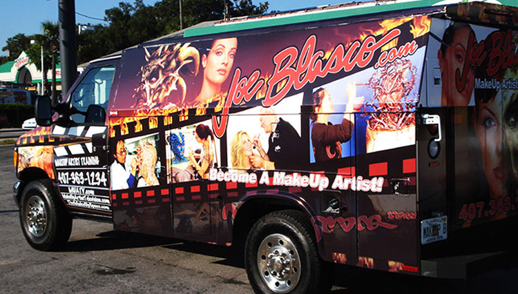 Joe Blasco Custom Truck Wrap