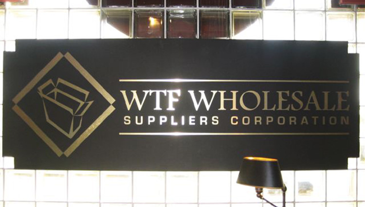 WTF Wholesale Custom Wall Sign